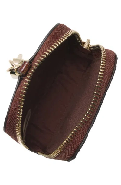 Brahmin Katelynn Leather Coin Purse In Brown