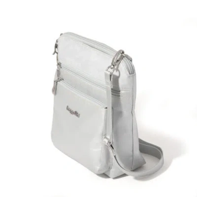 Baggallini Modern Pocket Crossbody Bag In Silver