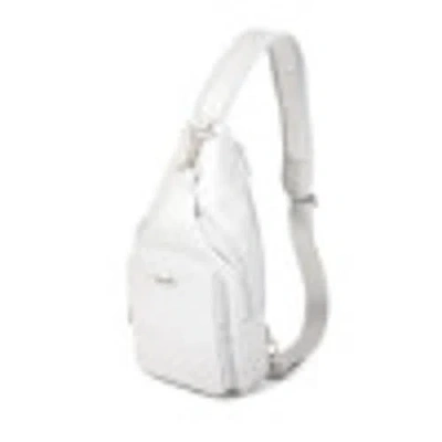 Baggallini Central Park Sling Bag In White