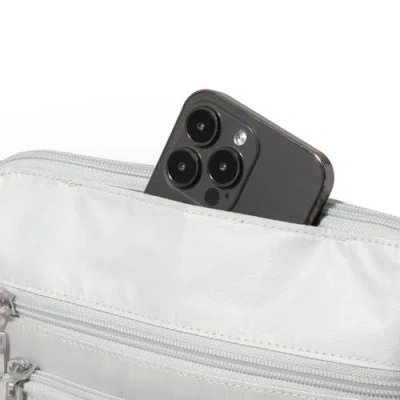 Baggallini Modern Pocket Crossbody Bag In Silver