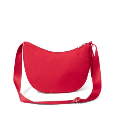Baggallini Swift Crescent Crossbody In Red