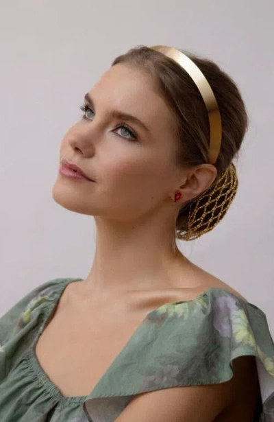 Epona Valley Narrow Spun Crown In Gold