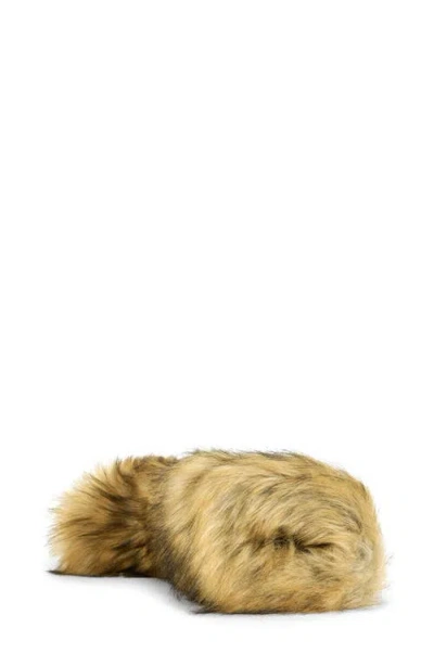 Azalea Wang Fayes Faux Fur Platform Boot In Green