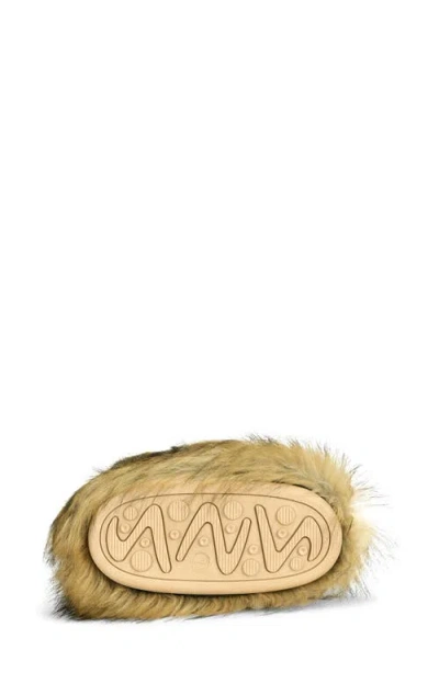 Azalea Wang Fayes Faux Fur Platform Boot In Green