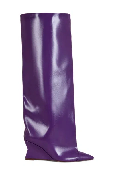 Azalea Wang Kenya Wedge Boot In Multi