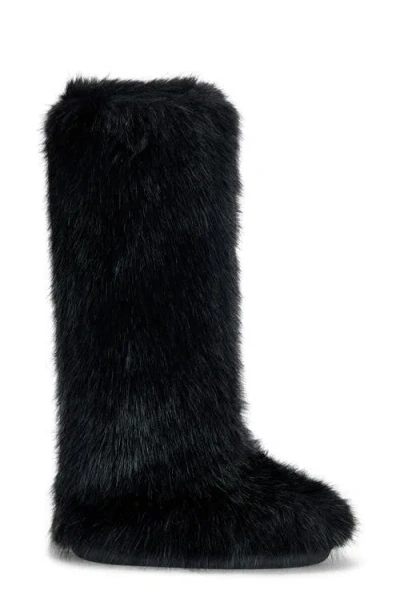 Azalea Wang Emir Faux Fur Boot In Multi