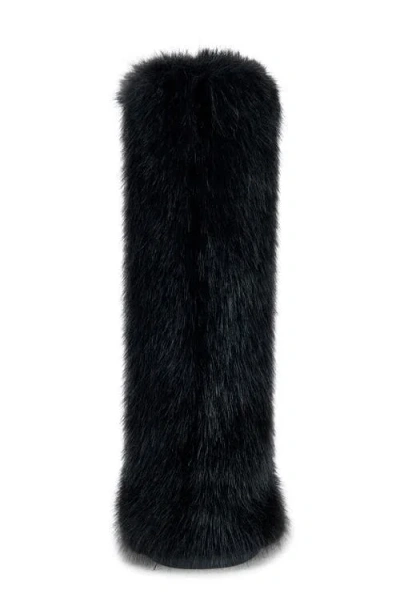Azalea Wang Emir Faux Fur Boot In Multi