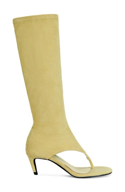 Azalea Wang Cecile Cutout Stiletto Sandal Boot In White