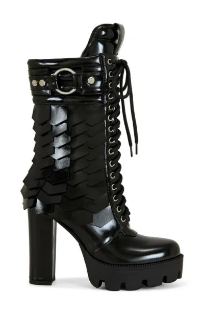 Azalea Wang Gernot Platform Bootie In Black