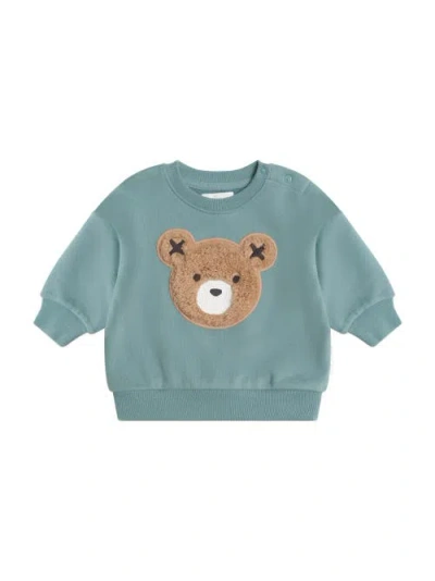 Huxbaby Furry Huxbear Sweatshirt Boys In Blue