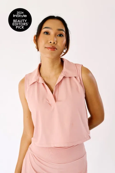 Beldrie Elevated Top In Pink