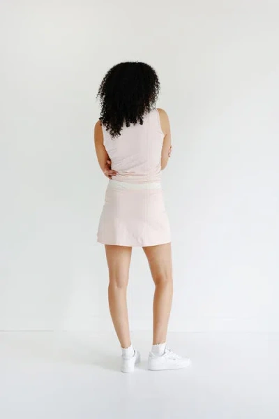 Beldrie Dash Split Skort In Pink