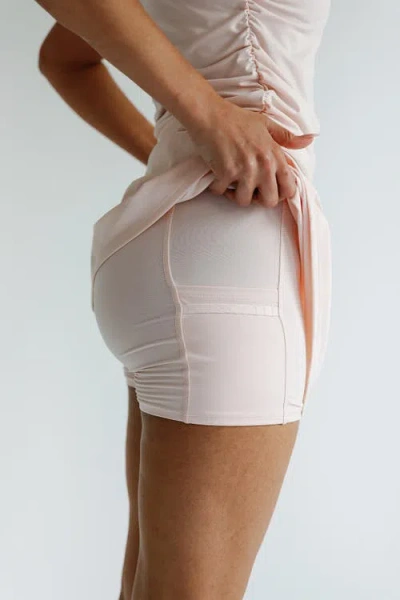 Beldrie Dash Split Skort In Pink