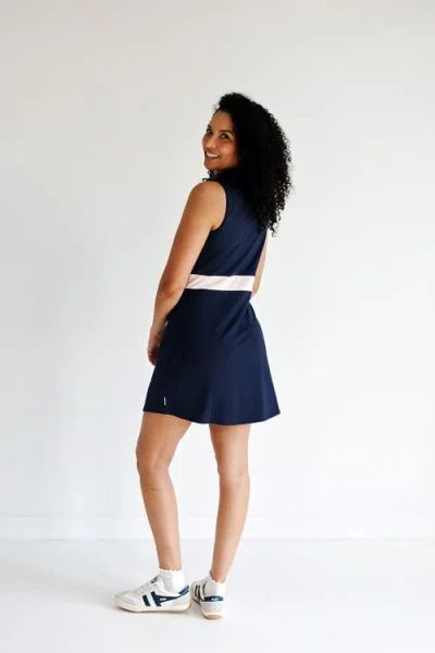 Beldrie Pace Collared Dress In Blue