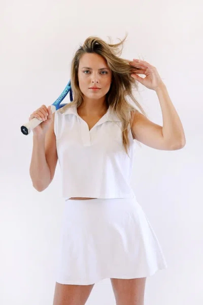 Beldrie Elevated Skort In White