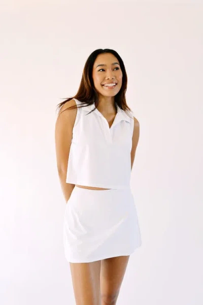 Beldrie Elevated Skort In White