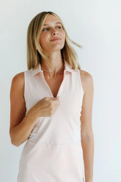Beldrie Pace Collared Dress In Pink