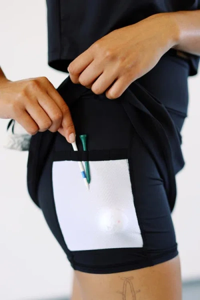Beldrie Elevated Skort In Blue