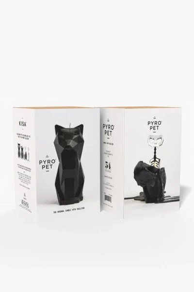 54celsius Pyropet Kisa Cat Candle In Black