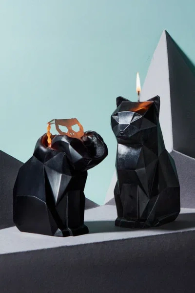 54celsius Pyropet Kisa Cat Candle In Black