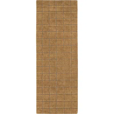 Lorena Canals Woolable Mosaic Washable Wool Rug In Brown