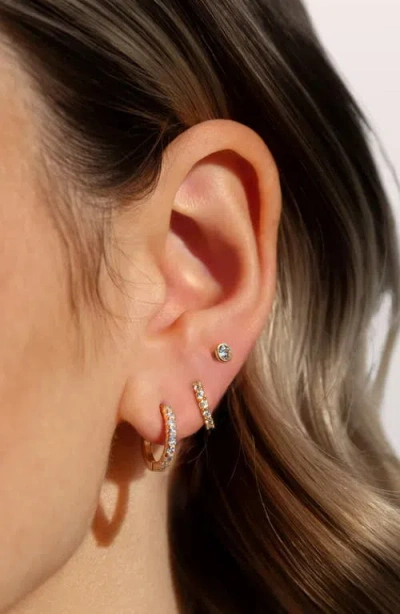 Seed2stone Pavé-all-day Hoops In Metallic