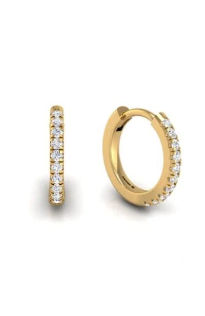 Seed2stone Pavé-all-day Hoops In Gold