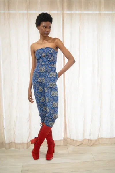 Kahindo Conakry Jumpsuit In Blue