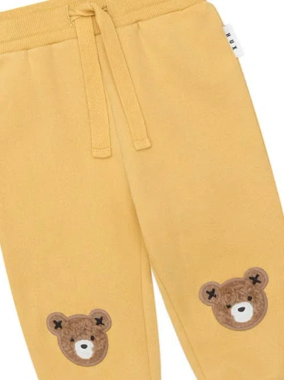 Huxbaby Furry Huxbear Track Pants Boys In Yellow