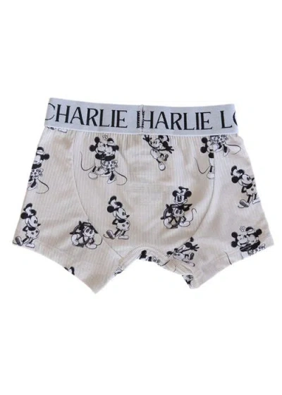 Charlie Lou Baby ® Steamboat Willie Boxer Briefs In Gray