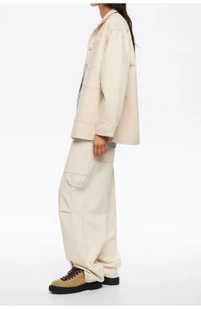 Bimba Y Lola Patch-pocket Buttoned Jacket In Neutral