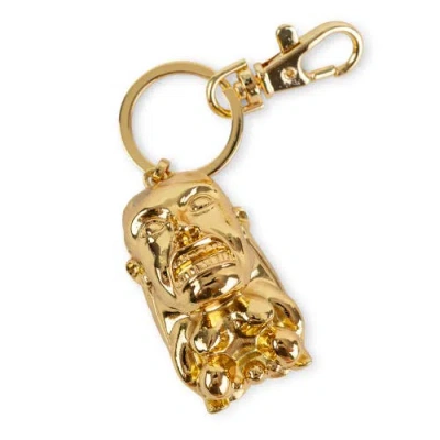 Toynk Indiana Jones And The Raiders Of The Lost Ark Golden Idol 3d Metal Keychain In Gold