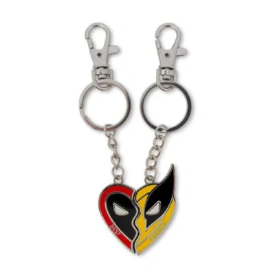 Toynk Marvel Studios Deadpool & Wolverine "best Friends" 2-piece Enamel Keychain Set In Multi