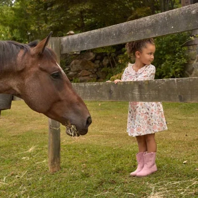 Modern Moments™ By Gerber Fall Floral Ruffle Dress In Multi