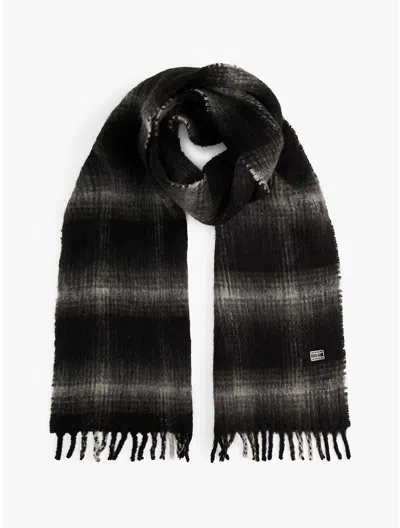 Tommy Hilfiger Tommy Jeans Plaid Wool In Black