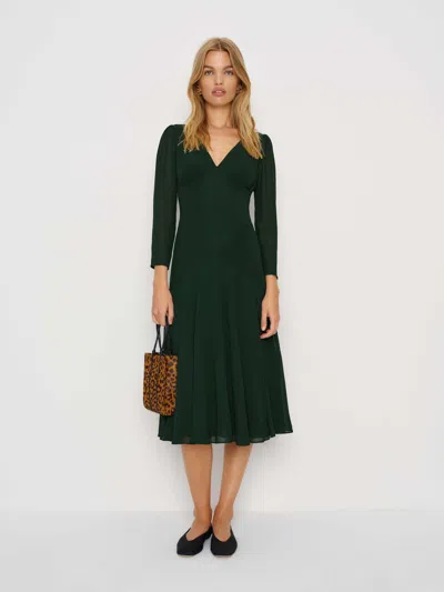 Reformation Maureen Dress In Green