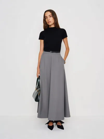 Reformation Petites First Light Skirt In Gray