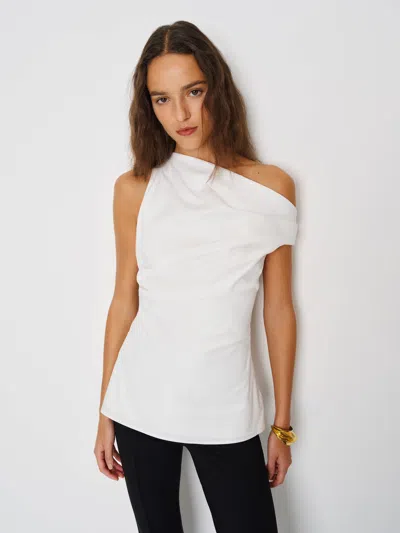 Reformation Dessa Off The Shoulder Top In White
