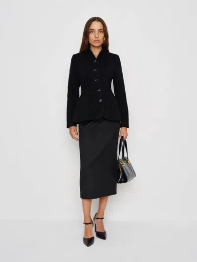 Reformation Fig Preserve Skirt In Black