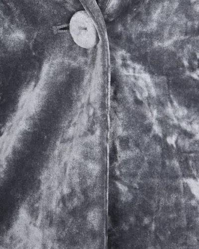 Patrizia Pepe Essential Mystery Gray Single-breasted Blazer In Gray