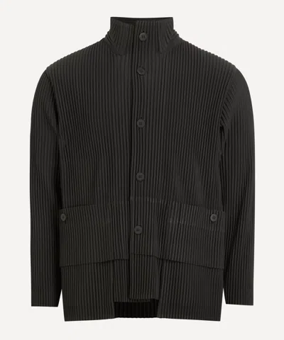 Issey Miyake Homme Plisse  Mens Multi-pocket Pleated Jacket In Multi