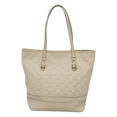 Pre-owned Louis Vuitton Citadine White Leather Tote Bag ()