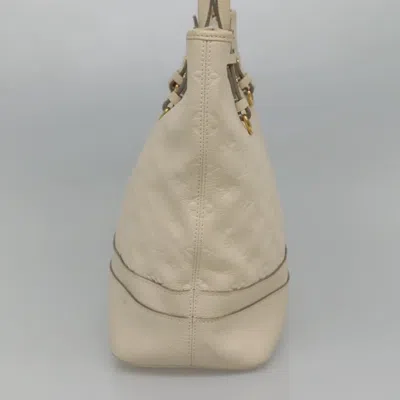 Pre-owned Louis Vuitton Citadine White Leather Tote Bag ()