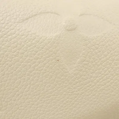 Pre-owned Louis Vuitton Cream Leather Shoulder Bag () In White