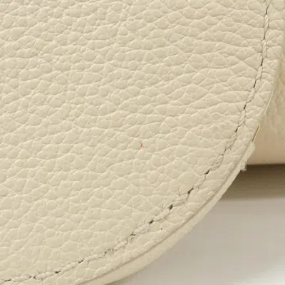 Pre-owned Louis Vuitton Cream Leather Shoulder Bag () In White