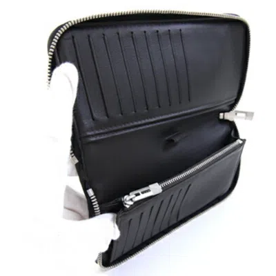 Pre-owned Louis Vuitton Damier Geant Noir Damier Geant Long Wallet (bi-fold) () In Black