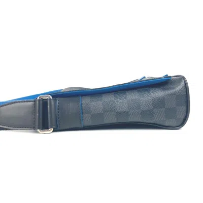 Pre-owned Louis Vuitton Damier Graphite Black Blue Damier Graphite Messenger Bag Shoulder Bag () In Multi