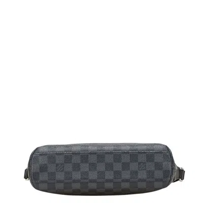 Pre-owned Louis Vuitton Damier Graphite Black Pvc Leather Shoulder Bag ()