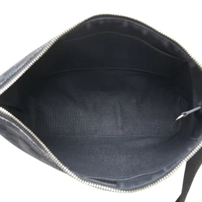 Pre-owned Louis Vuitton Damier Graphite Black Pvc Leather Shoulder Bag ()