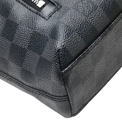 Pre-owned Louis Vuitton Damier Graphite Black Pvc Leather Shoulder Bag ()